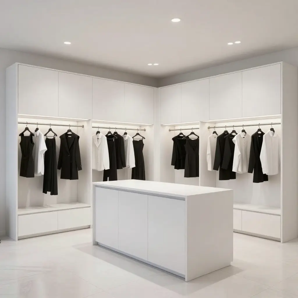 Wardrobe consultation studio with modern design